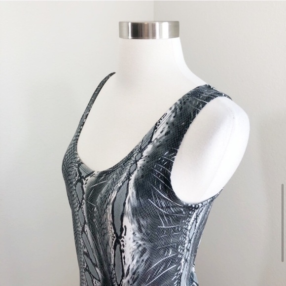 The Arte by Zenana snakeskin print bodycon dress - Picture 5 of 8